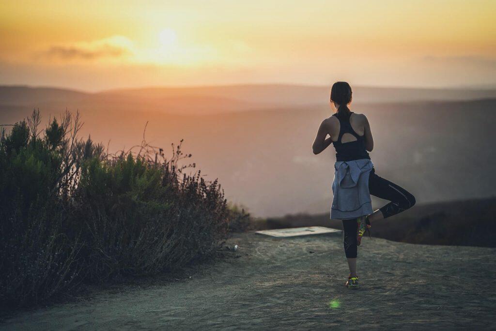 Yoga in the evening