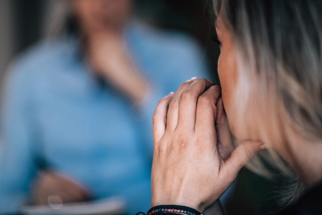 Psychotherapy Concept, Mental Health Disorders, Unrecognizable People